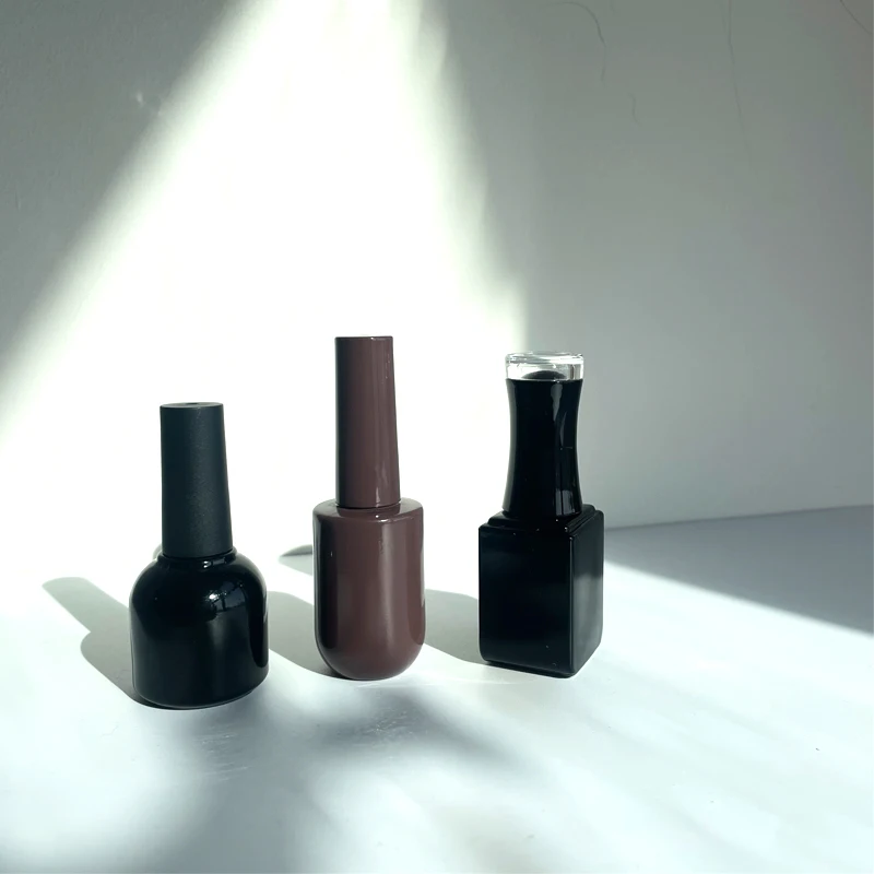 Empty Gel Nail Polish Bottle 15ml Glossy Unique Nail Polish Bottle