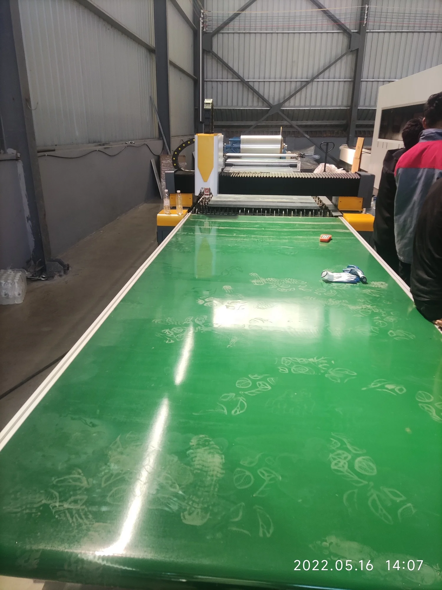Flexible Material Cutting Production Line Rolled steel Sheet laser Cutting Machine for duct