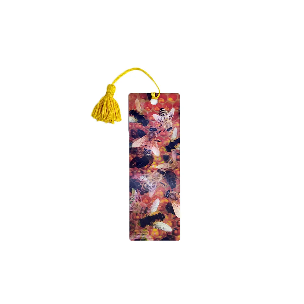 Plastic 3d hologram animal lenticular bookmark