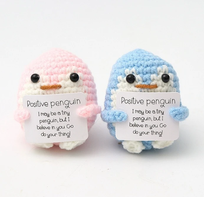 Handmade knitted potato doll emotional cucumber eggplant funny emoji pose creative gift