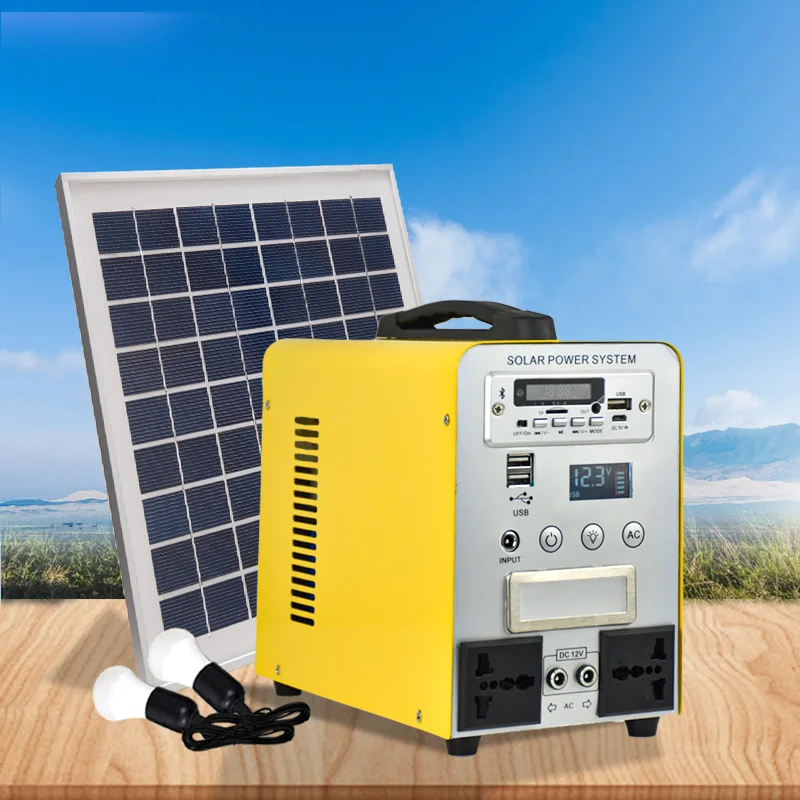500W solar outdoor camping energy storage power supply charging radio audio music player