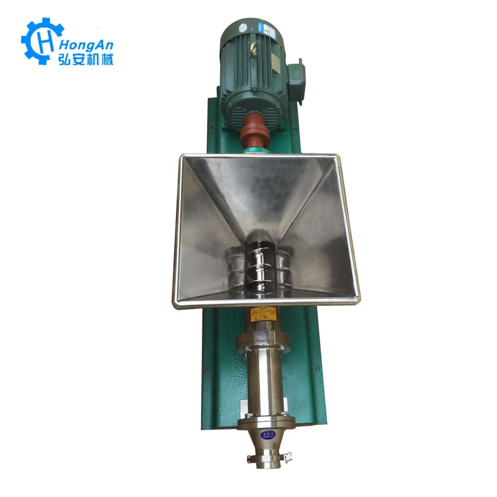 
Stainless steel food grade mono single screw pump 