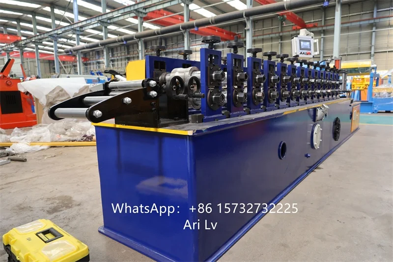 Glazed Steel Roller Shutter Door Making Machinery Factory Price Metal Rolling Door Roll Forming Machine