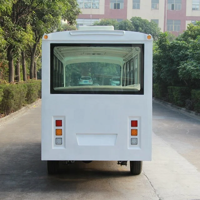 Good Selling 14 Seaters Electric Passenger Vehicles Shuttle Bus With Heater And Air Conditioning