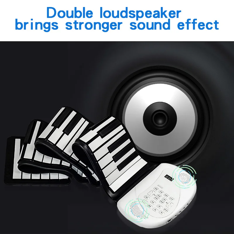 professional roll up piano musical keyboard piano 88 keys MIDI output
