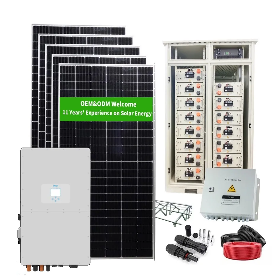 Hot Sale In Ukraine Solar Energy System 150KW BESS Hybrid Solar System ESS Power Supply Lithium Ion Batteries