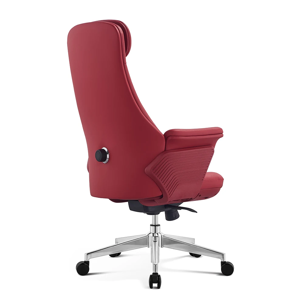 China Manufacture Luxury Leather  pu Ergonomic Massage Revolving Recliner Swivel executive Office Chair