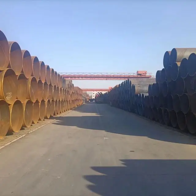 SSAW Steel Pipe welded used for Water, Oil, Offshore Piles, EPC Construction Projects