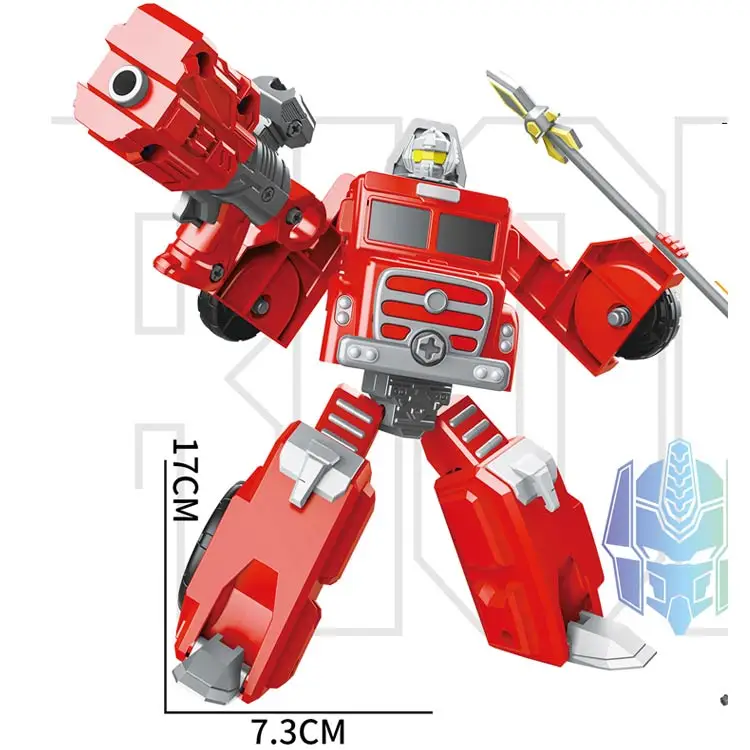 Hot Sell toys Plastic Toy solf bullet Guns with DIY transfer toys fire truck /robot for boy