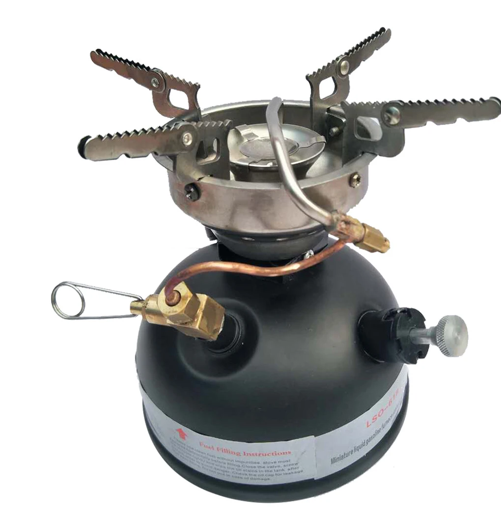 
Multifunctional camping gasoline, diesel, alcohol and gas integrated stove 