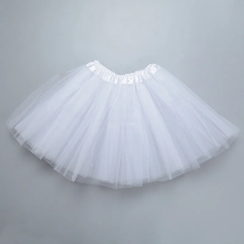 2023 New White Ballet Tutu Skirts Adult Women Solid Tutus Short Dress Wholesale