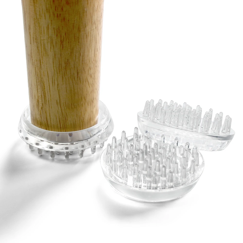 Plastic Carpet Protector Spiked Cup Comfortable Touch Caster Cup Spiked Furniture Cup for Sofas Tables Chairs Offices Bookcases