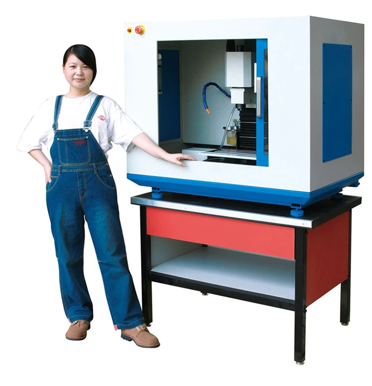 Mini benchtop CNC milling machine KX1S metal processing for DIY hobby users and family workshop