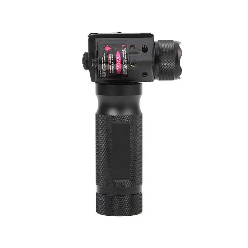 Tactical red dot laser sight grip with led flashlight combo scope