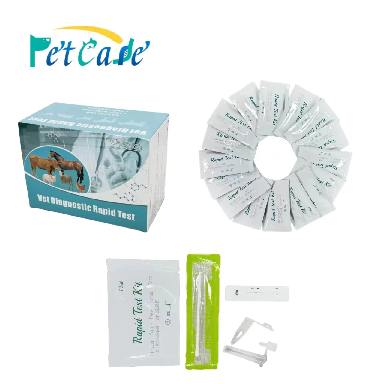Animal veterinary Bovine Early pregnancy Rapid Test kit PAG test kit strip pregnancy test kit for cow cattle