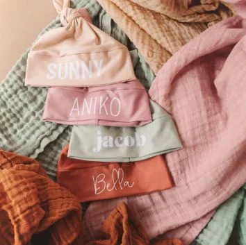 Personalized Knotted Hat Baby Hat with Name