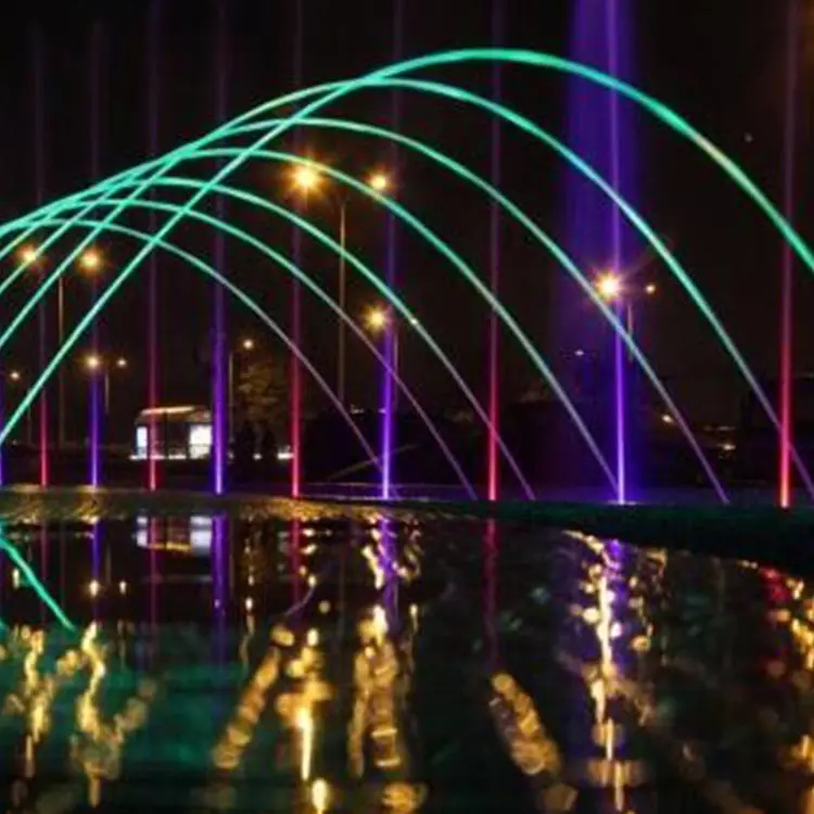 All Knds Of Flowing Jumping Water Jet Fountain Led Light Musical Dancing Fountain