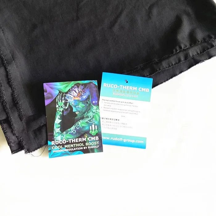 COOL Menthol Boost Functional Fabric Spring Summer Garment Thermorequlation Polyester Stretch Fabric