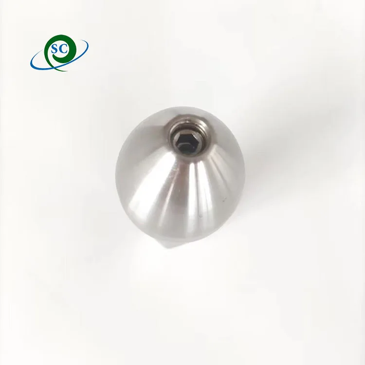 SS high pressure water pipe cleaning  nozzle ceramic core tip 1front 6  Rear for sewer cleaning