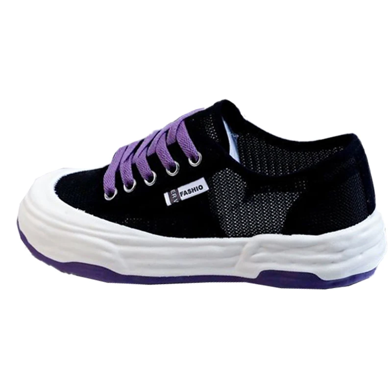 Canvas Leather Platforms Shoes Women Chunky Sneakers Fashion Shoes Women Shoes Wome