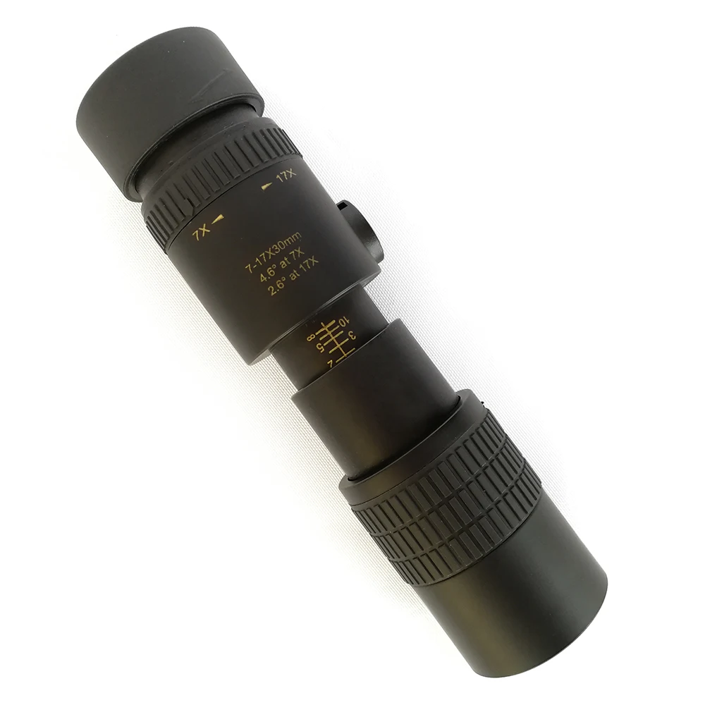 Микро-дисплей 7-17x30 зум Монокуляр Дальномер дополнительный короткий фокус Монокуляр