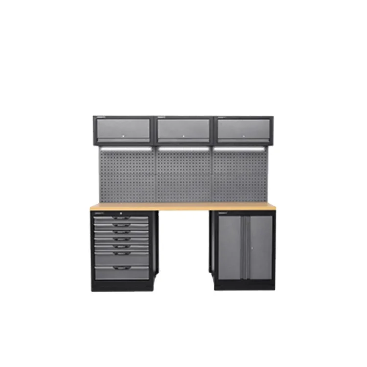 tool cabinet trolley with hang tool high quality Garage storage workbench with cabinets tool box set professional