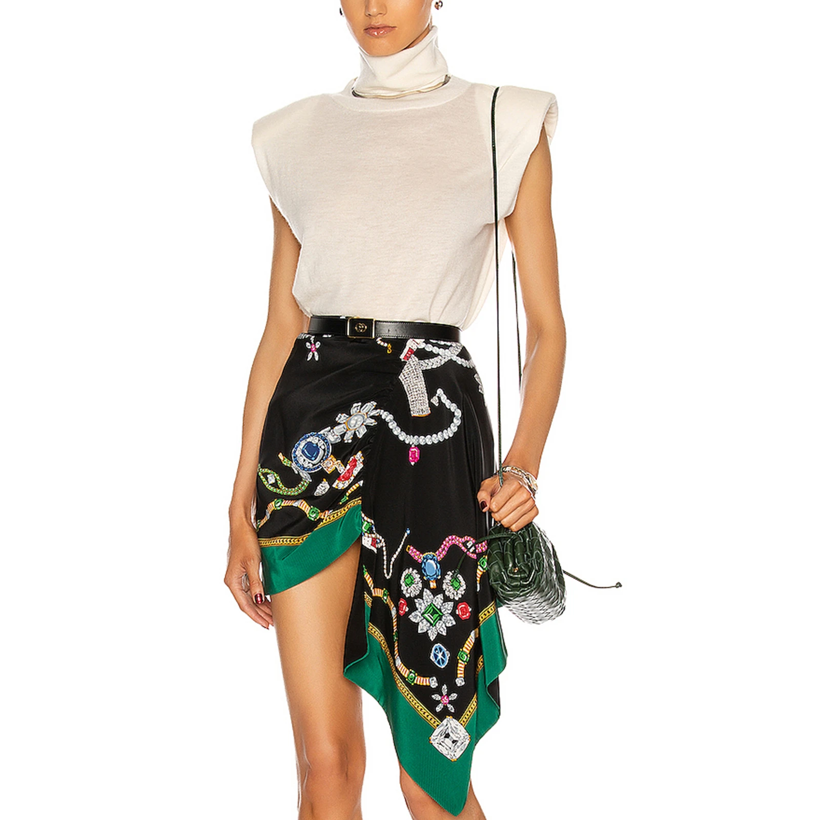 Private Label New Arrival 100% Full Inspection Customized Available Draped Mini Skirt Manufacturer from China