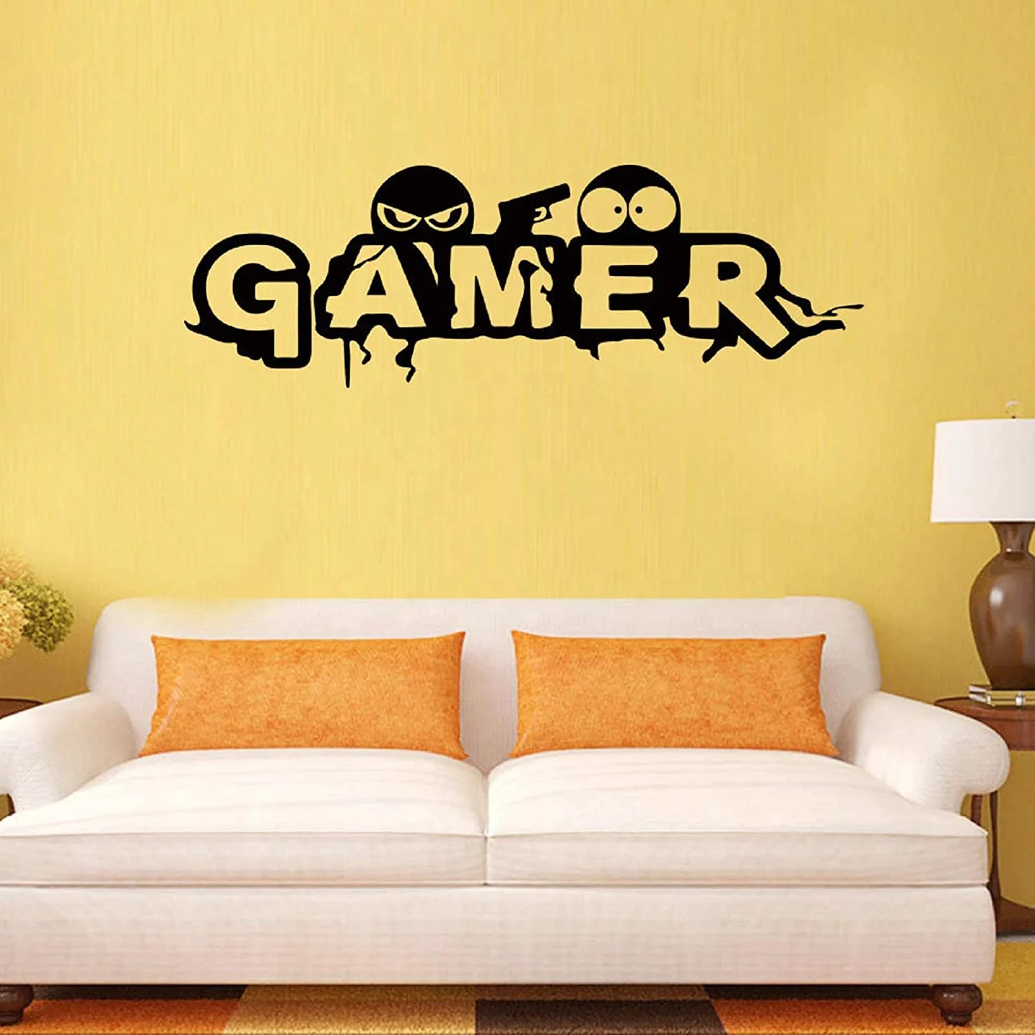 Customized Die Cut Cute Gaming Poster Murals Vinyl sticker for Dancing Nursery Boys Room Bedroom
