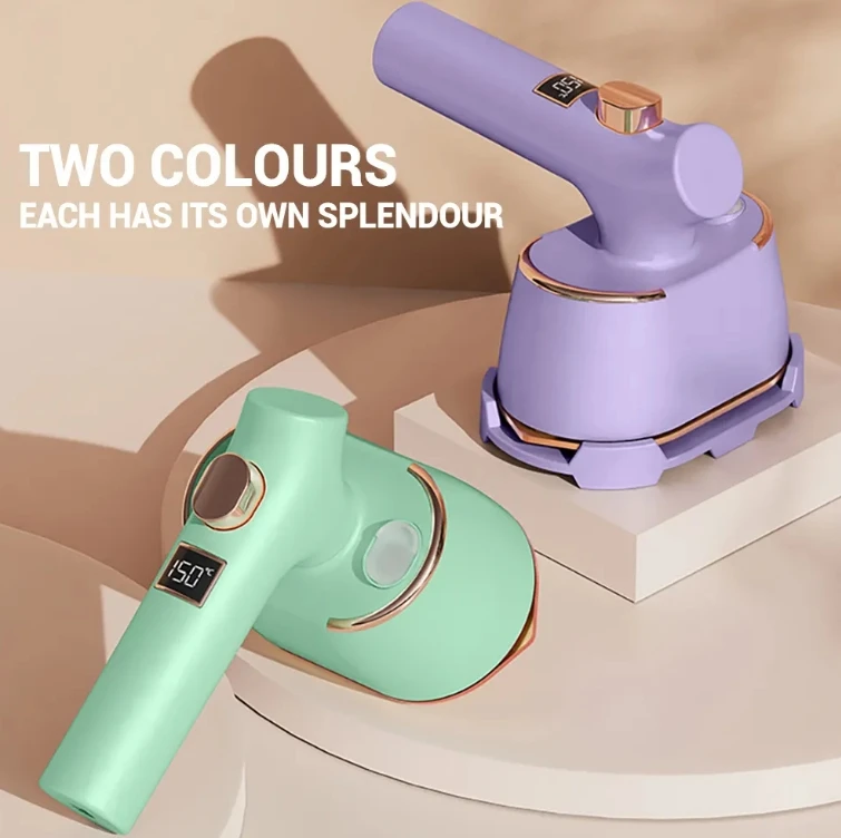 Hot Sale Portable Dry Iron Clothes Steamer Mini Ceramic Soleplate Steam Iron for Home Travel Hotel Sewing Steam Iron for Laundry