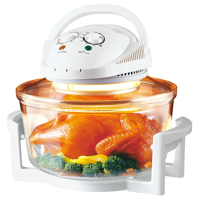 
Halogen flavor wave turbo oven with glass bowl 12L capacity 