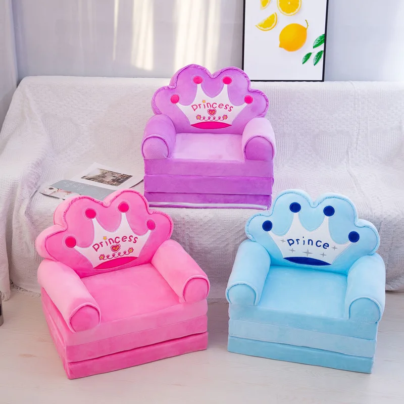 2024 wholesale comfortable baby seat chair cartoon animal plush toy shaped 3 layer folding cheap sofa bed/Baby sleeping nap cot