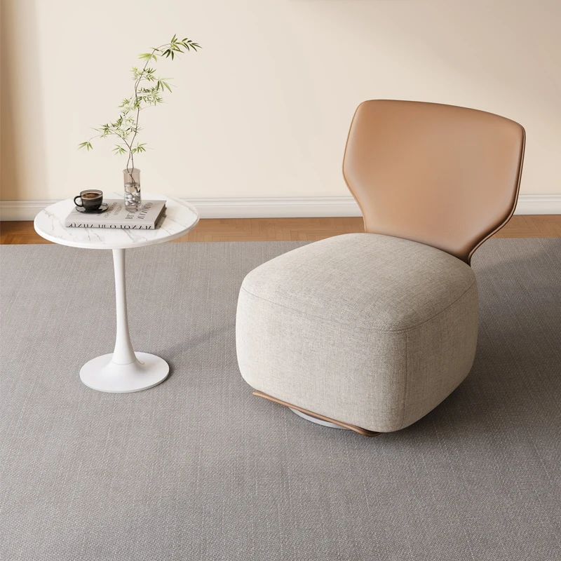 Living room bedroom furniture modern style living room hotel single sofa chair   wooden frame soft leisure comfortable chairs