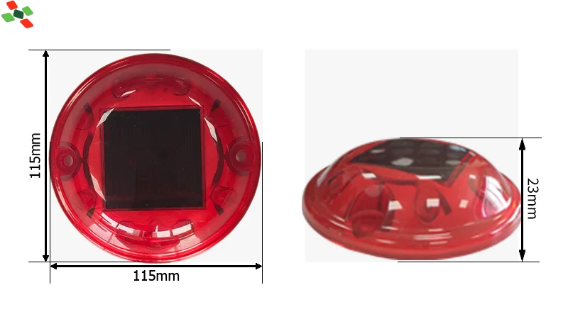 New Arrival 360 degree visible Solar road cat eyes CS-SR-806 in red color