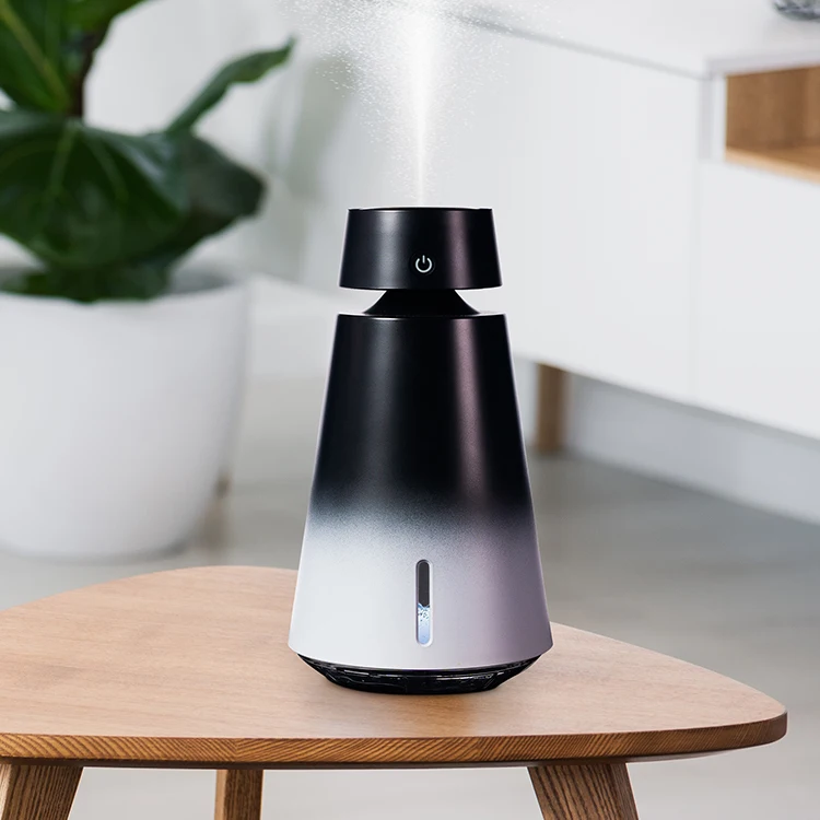 Wintek 2023 New Mini Evaporative Portable Usb Mini Car Aroma Diffuser Car Air Humidifier Aromatherapy with Led Light