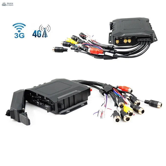 h.265 4g waterproof mdvr cms server SSD mobile dvr 1080p ahd camera vehicle dvr car mdvr 4g for Truck RV Bus Van