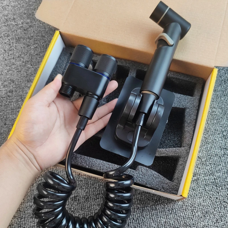 Stainless Steel Handheld Bidet Toilet Sprayer Set Self Cleaning Bathroom Handheld Shower Head for Toilet Sprayer