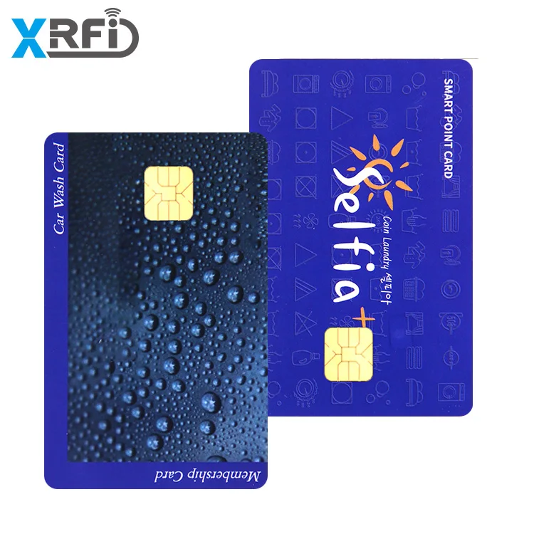 Hot Sell Contact Ic Card Sle4442 Rfid Chip Blank Card For Payment