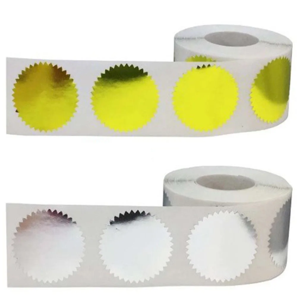 Custom Paper Tamper Proof Evident Bottle Security Seal Sticker Roll Gold Foil Tamper Evident Sealing Label For Food Packaging