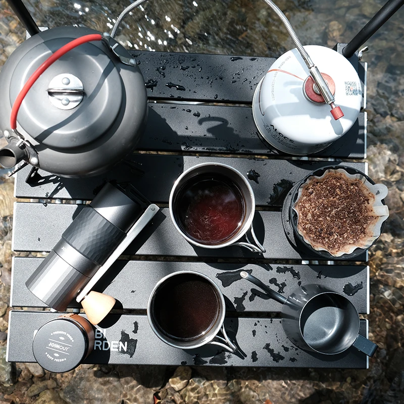 New Fashion Outdoor Travel Drip Coffee Set Manual Coffee Grinder Coffee Set With Suitcase