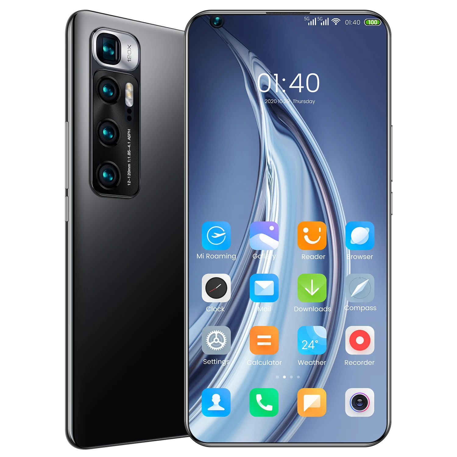  Смартфон M10 Ultra 7 2 дюйма Android 4g GPS Wi-Fi OLED 12 + 512