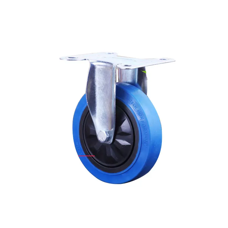 Flat plastic hand trolley 300kg capacity basic folding hand cart for warehouse goods moving