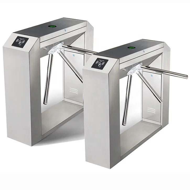 Shenzhen Tripod turnstile gate vertical barcode fingerprint Triple turnstile with sdk