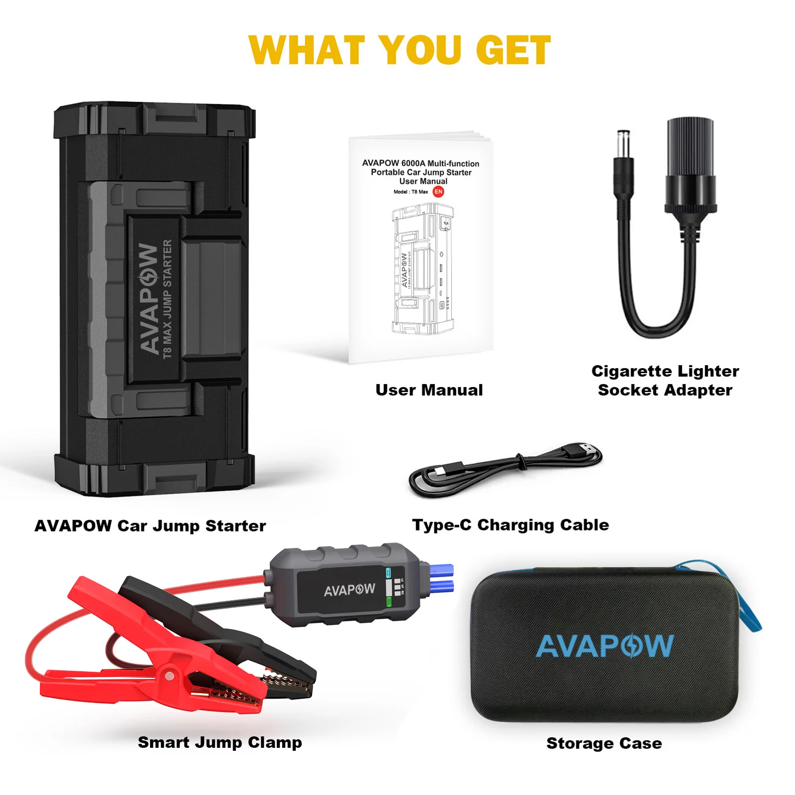 Powerful 24000mAh big capacity 6000A peak current jump starter for car battery booster starter 12V outdoor car emergency tools