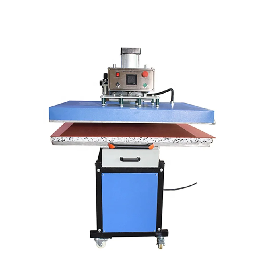 Exported USA Market Touch Screen Digital Sole Platen Pneumatic Cylinder Heat Press Machines for Soccer Uniform