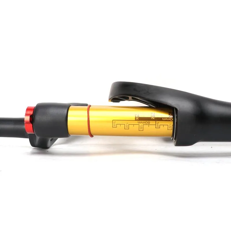 TAOZIK 26 4.0 135 mm  Straight Tube Fat Beach Snow width tire Aluminum Magnesium Alloy Air Suspension Bicycle Fork