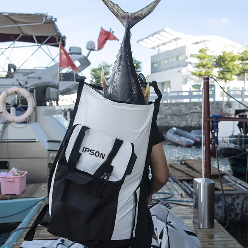 Buffalo Gear outdoor multi-function durable portable large capacity waterproof tackle ice waterproof eva fish insulated fishing cooler bag