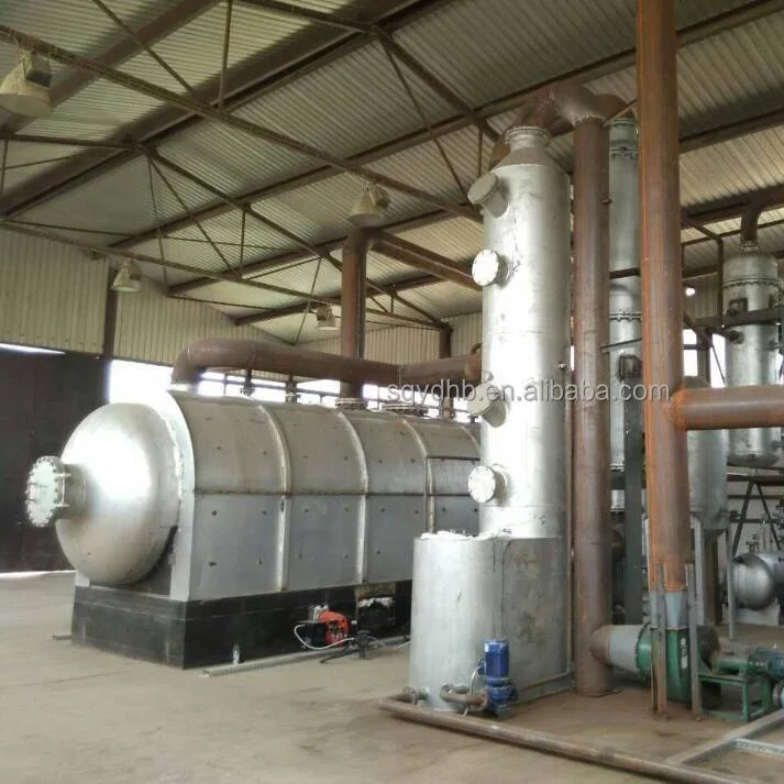 Automatic New Type High Quality Used Engine  Oil to diesel  Fuel Recycling Plant Manufacture