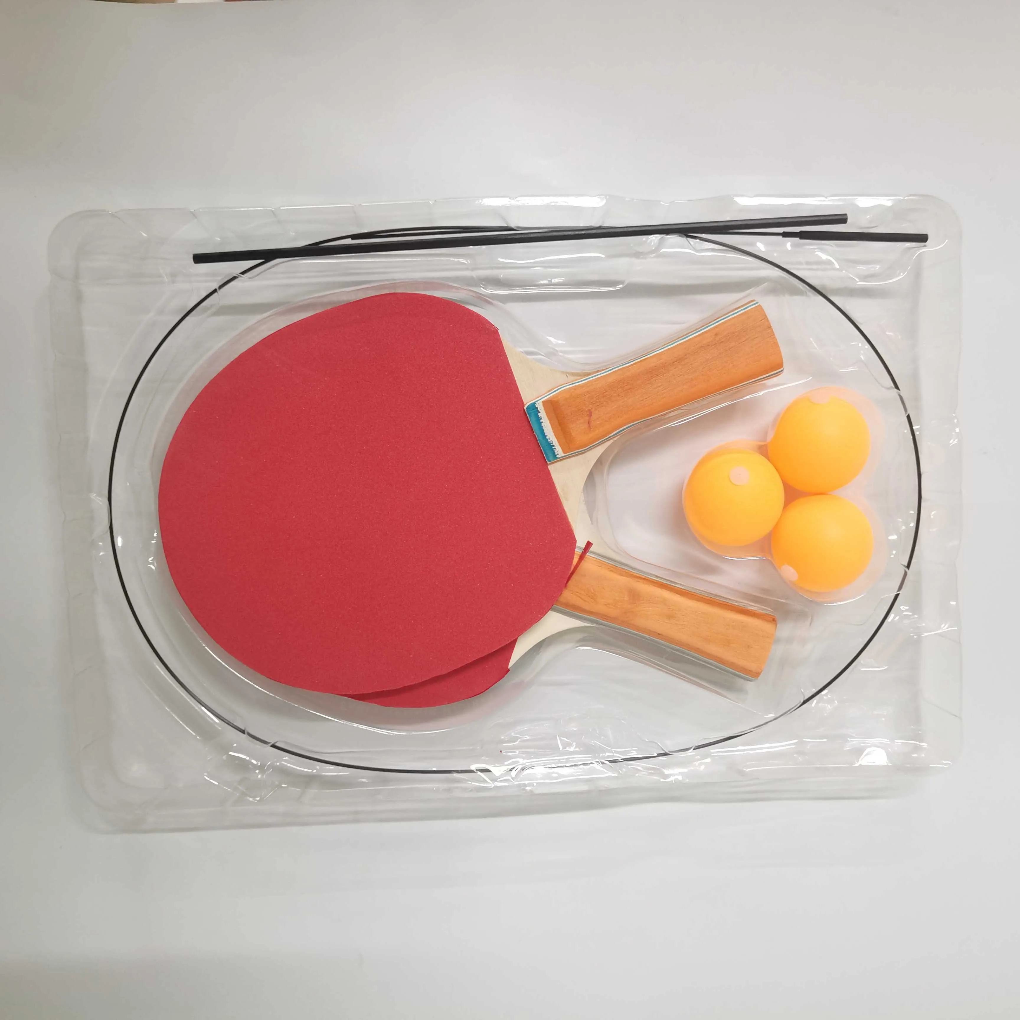 Waterproof PE Ping Pong Glass fiber Pole Removable Table Tennis