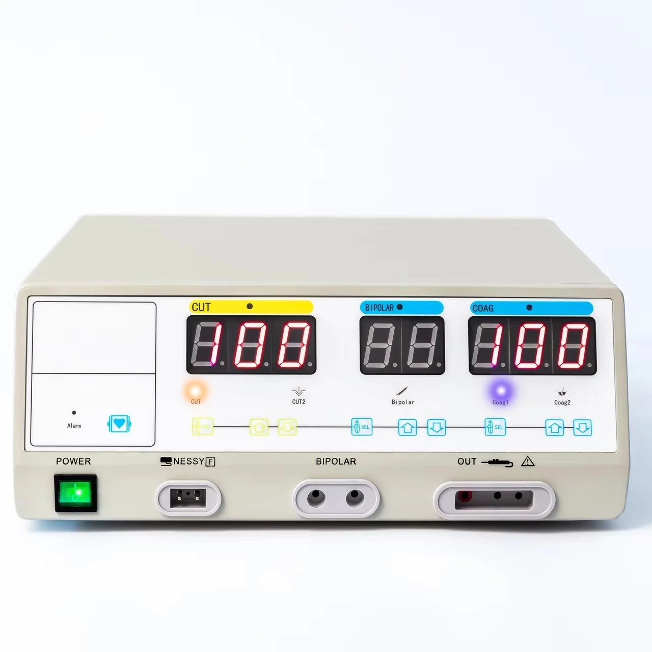 300W Surgical Cautery Diathermy Machine Bipolar Electrocautery Electrosurgical Unit Steel Plastic Metal Materials Electric Power