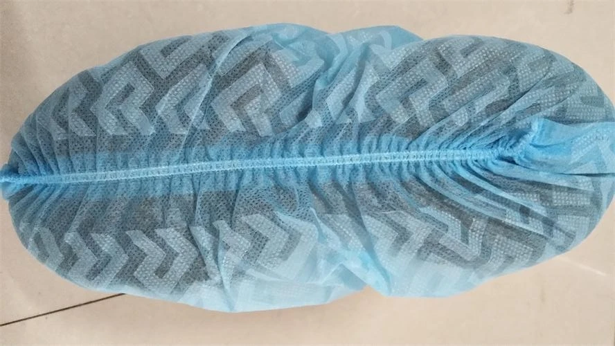 Фабричная поставка высококачественный одноразовый нетканый чехол для обуви эластичный принт на подошве пылезащитный антискользящий утолщенный